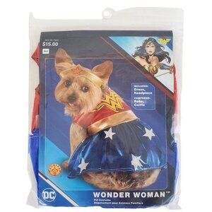 Rubie's Wonder Woman Dog Pet Animal Halloween Costume Cosplay Size M 20" Chest